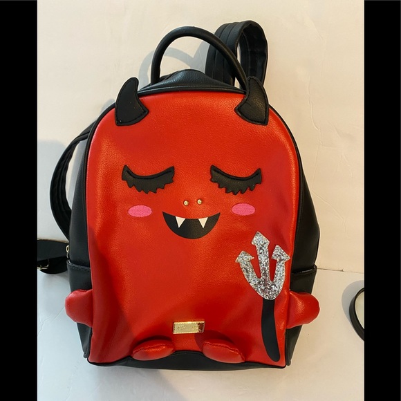 betsey johnson devil backpack